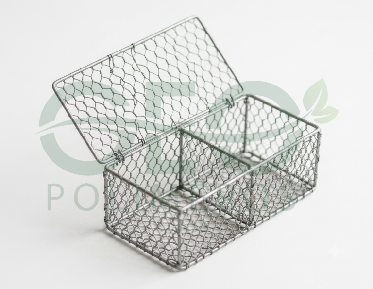 Gavión de malla hexagonal de doble torsión