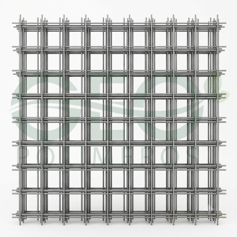 Panel de malla electrosoldada grafilada de 6 mm
