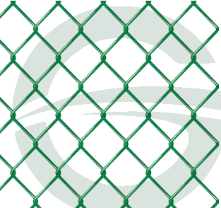Malla Eslabonada PVC Verde